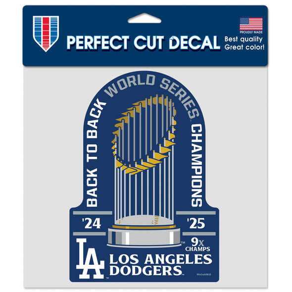 2025 World Series Champions 8" x 8 Perfect Cut Decal