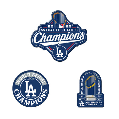 2025 World Series Champions 3 Pack Magnet Set